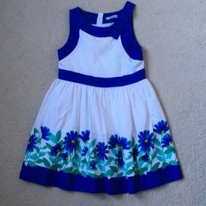 Girls Mayoral Floral Colorblock Dress NWOT 6